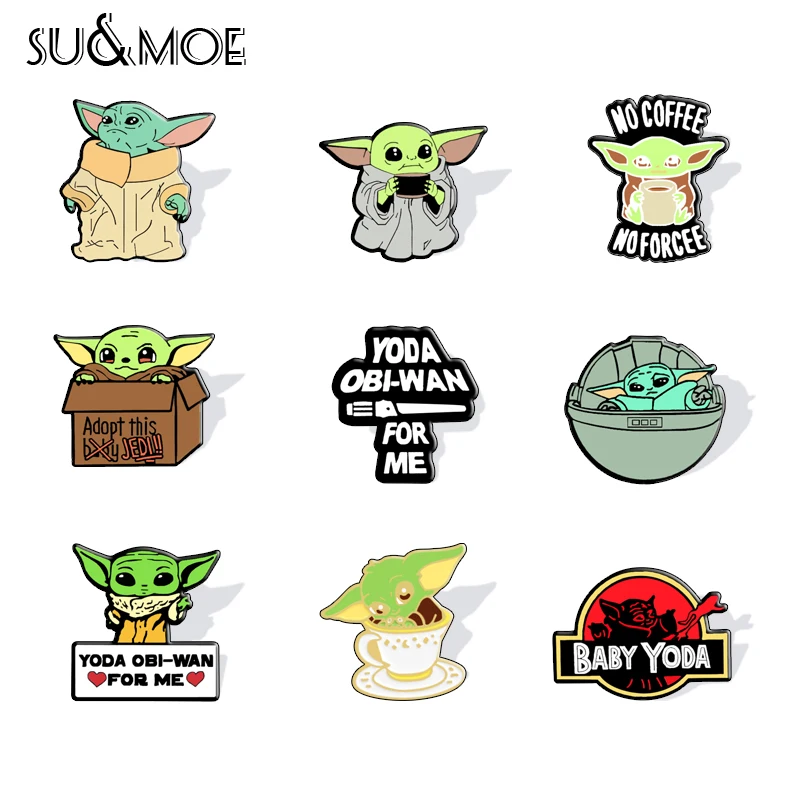 Baby Yoda Pin Brooch Strong & Cute Soup Cup Adopt Box Badge for Bag Lapel Enamel Pins Buckle Animal Jewelry Gift for Fans
Baby Yoda Pin Brooch Strong & Cute Soup Cup Adopt Box Badge for Bag Lapel Enamel Pins Buckle Animal Jewelry Gift for Fans