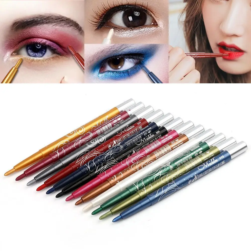 MENOW Auto-rotating Eye Shadow Pen Long-lasting Eye Liner Pencil Waterproof Cosmetics Shadow Liner Pen Beauty Cosmetic Tools Set
MENOW Auto-rotating Eye Shadow Pen Long-lasting Eye Liner Pencil Waterproof Cosmetics Shadow Liner Pen Beauty Cosmetic Tools Set