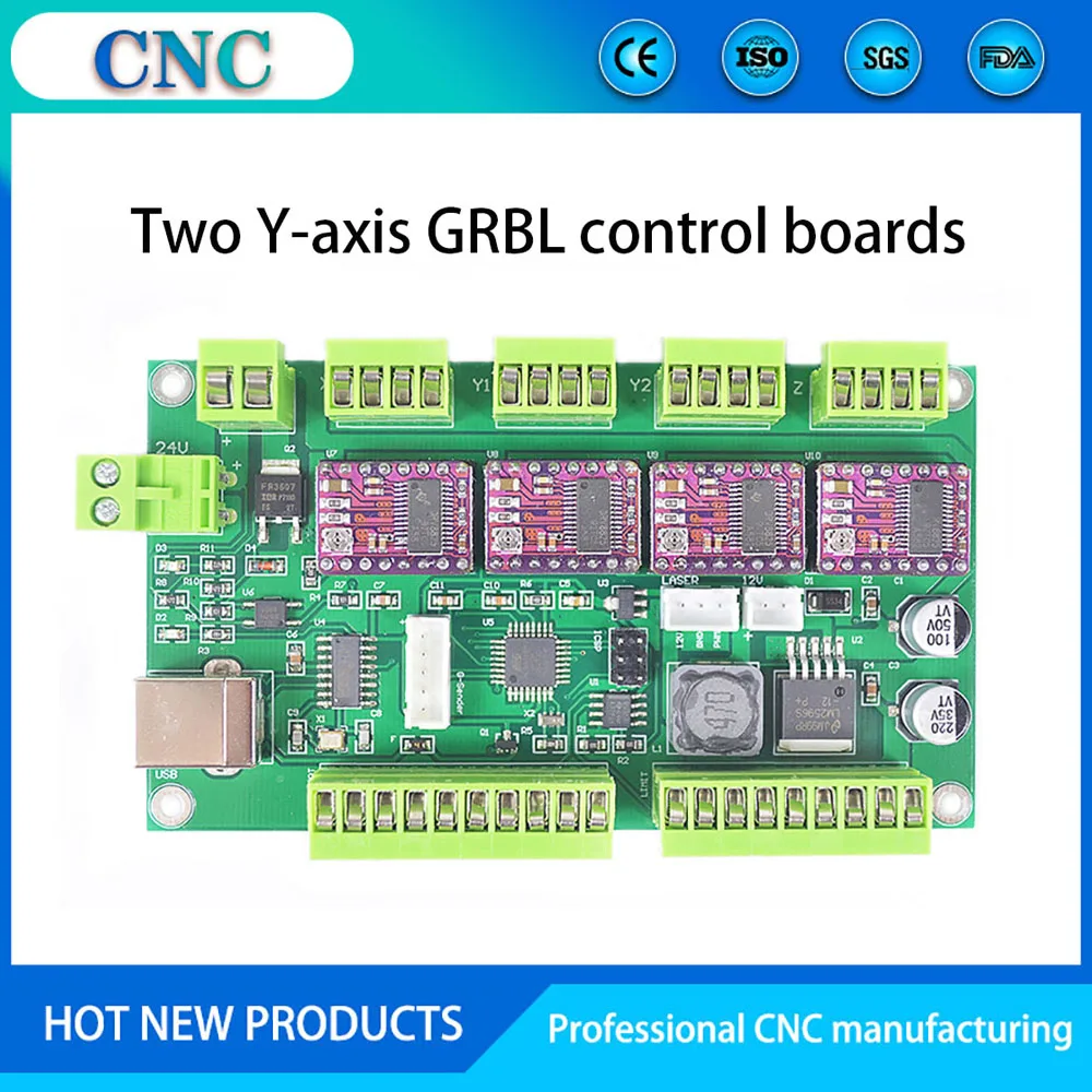 CNC two Y-axis engraving machine motherboard DIY laser engraving machine motherboard GRBL motherboard cnc shield
CNC two Y-axis engraving machine motherboard DIY laser engraving machine motherboard GRBL motherboard cnc shield