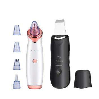 Ultrasonic Skin Scrubber Vacuum Suction Blackhead Remover Dead Skin Peeling Shovel Rechargeable Exfoliating Kit Acne Extractor
Ultrasonic Skin Scrubber Vacuum Suction Blackhead Remover Dead Skin Peeling Shovel Rechargeable Exfoliating Kit Acne Extractor