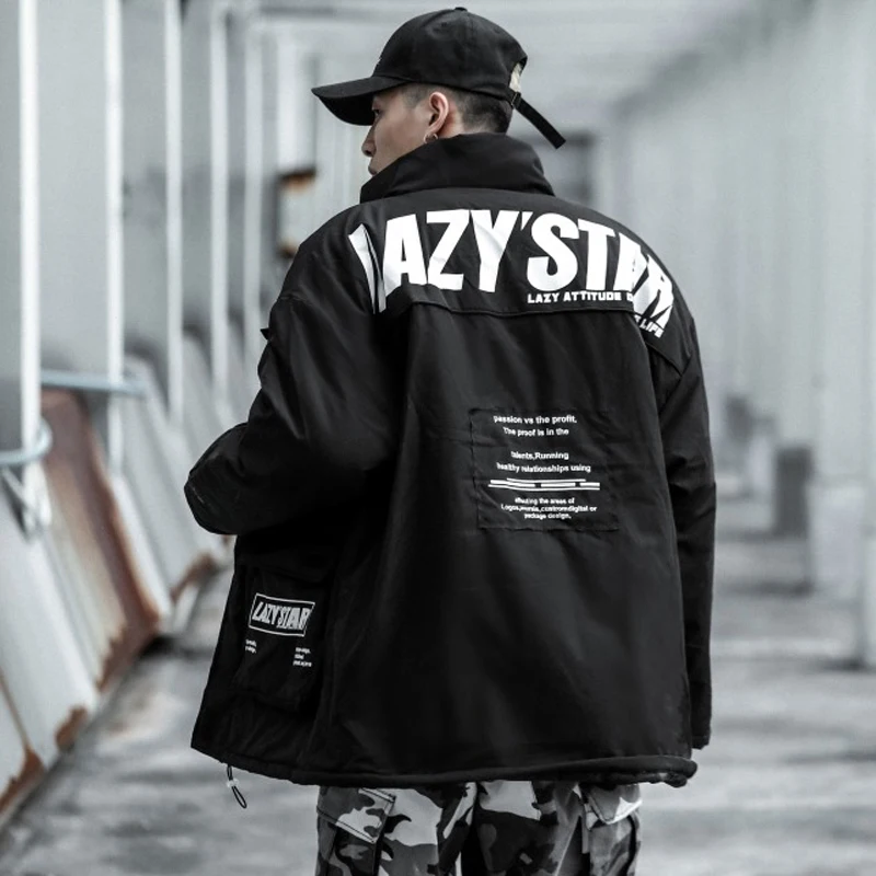 US Size 2019 Winter Cargo Parkas Jackets Men Streetwear Hip Hop Warm Thick Coats Tactics Outerwear Male Multi-pocket DG492
US Size 2019 Winter Cargo Parkas Jackets Men Streetwear Hip Hop Warm Thick Coats Tactics Outerwear Male Multi-pocket DG492