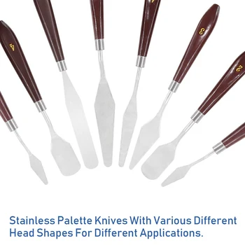 10pcs Art Oil Painting Spatulas Stainless Steel Color Mixing Tools for School
10pcs Art Oil Painting Spatulas Stainless Steel Color Mixing Tools for School