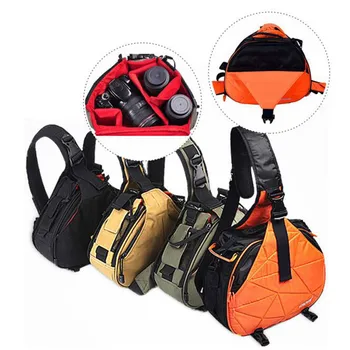 Digital camera bag DSLR shoulder camera bag solid color casual polyester diagonal shoulder bag with rain cover
Digital camera bag DSLR shoulder camera bag solid color casual polyester diagonal shoulder bag with rain cover