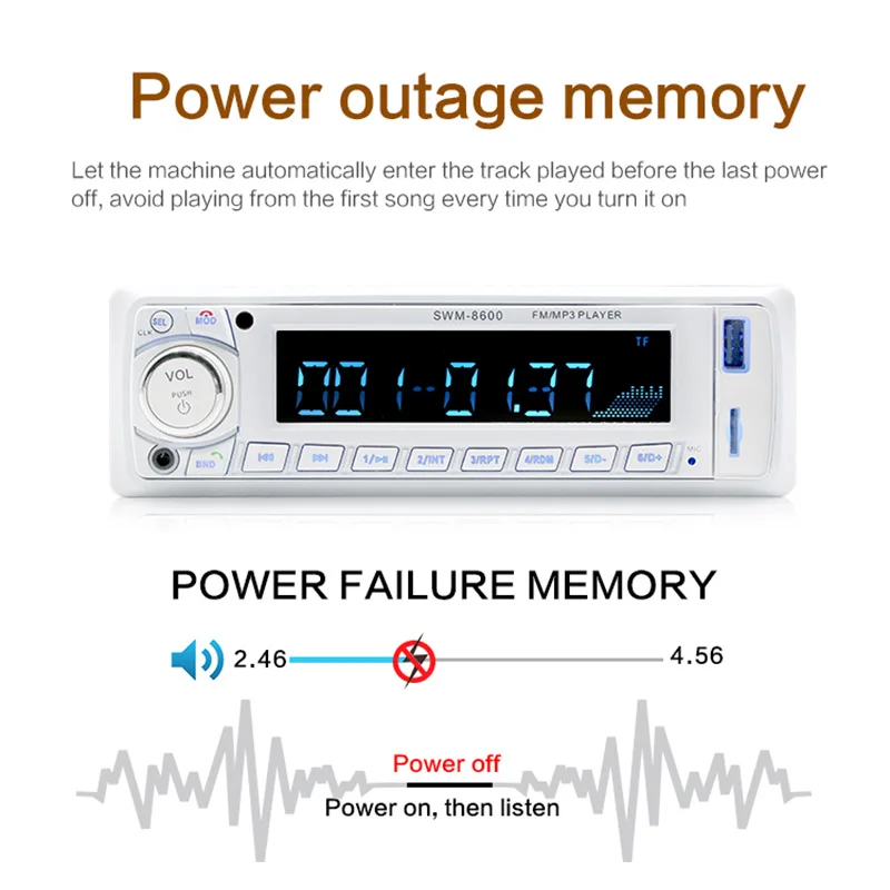 Автомобильный MP3-плеер TomoStrong стерео с поддержкой USB 2 0 SD-карты FM1 FM2 FM3 12 В |