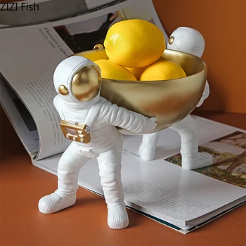 Nordic Astronaut Resin Statue Storage Ornaments Fruit Bowl Adornment Snacks Nut Plate Coffee Table Desktop Decor Home Decoration
Nordic Astronaut Resin Statue Storage Ornaments Fruit Bowl Adornment Snacks Nut Plate Coffee Table Desktop Decor Home Decoration