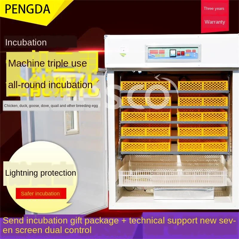 Egg Incubator Large Intelligent Incubator Automatic Small Household Chicken Duck Goose Egg Incubator Incubator
Egg Incubator Large Intelligent Incubator Automatic Small Household Chicken Duck Goose Egg Incubator Incubator