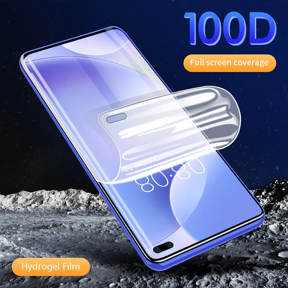 Гидрогелевая пленка 100D для Xiaomi Redmi K30 защитная экрана K20 Pro Note 10 защитные