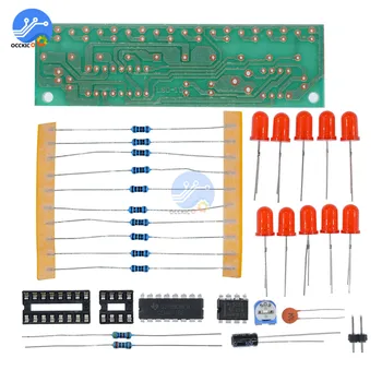 LED Light Chaser Water Flowing Light LED Electronic DIY Kits Module NE555 + CD4017 Driver Water Powered NE555 Circuit Red
LED Light Chaser Water Flowing Light LED Electronic DIY Kits Module NE555 + CD4017 Driver Water Powered NE555 Circuit Red