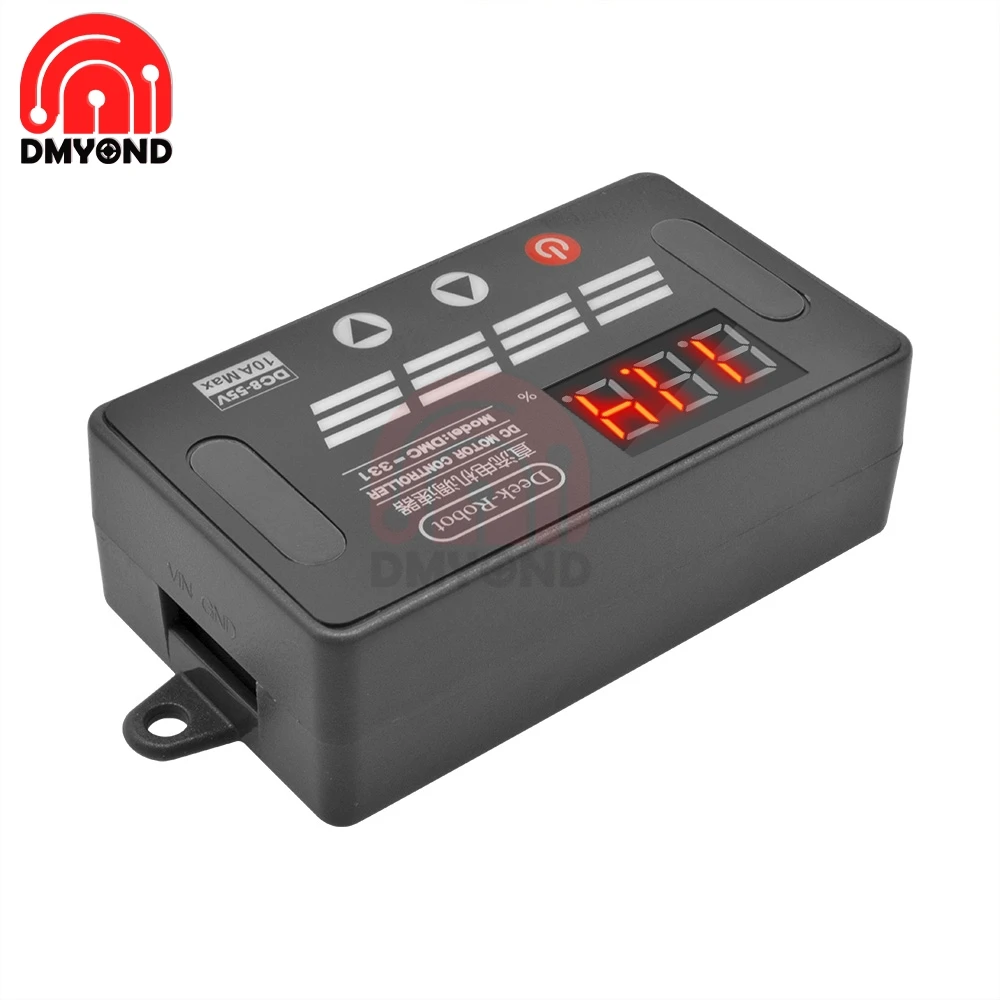 DC 8V-55V 10A Digital DC Motor Speed Controller Regulator Red LED Display Fan Car Speed Control Switch Governor 12V 24V 36V 48V
DC 8V-55V 10A Digital DC Motor Speed Controller Regulator Red LED Display Fan Car Speed Control Switch Governor 12V 24V 36V 48V