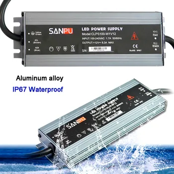 Lighting transformer IP67 AC110V-240V to DC12V 24V Power Supply Adapter 45W/60W/100W/120W/150W/200W/250W/300W
Lighting transformer IP67 AC110V-240V to DC12V 24V Power Supply Adapter 45W/60W/100W/120W/150W/200W/250W/300W