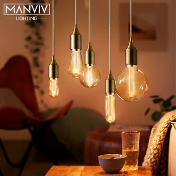 E27 LED Bulb Modern Creative Nordic Modern Pendant Lights Hanging Lamp Cafe Restaurant Glass Industrial Decor Metal Pendant Lamp
E27 LED Bulb Modern Creative Nordic Modern Pendant Lights Hanging Lamp Cafe Restaurant Glass Industrial Decor Metal Pendant Lamp