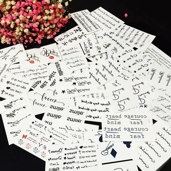 30pcs/set Waterproof Fake Tattoo Letter Arabic Love Pattern Temporary Tattoo Sticker for Men Women Wrist Leg Tattoo Body Sticker
30pcs/set Waterproof Fake Tattoo Letter Arabic Love Pattern Temporary Tattoo Sticker for Men Women Wrist Leg Tattoo Body Sticker