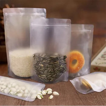 50 Pcs Frosted Translucent Packaging Ziplock Bag Candy Food Packaging Dried Fruit Sealed Plastic Bags 
50 Pcs Frosted Translucent Packaging Ziplock Bag Candy Food Packaging Dried Fruit Sealed Plastic Bags