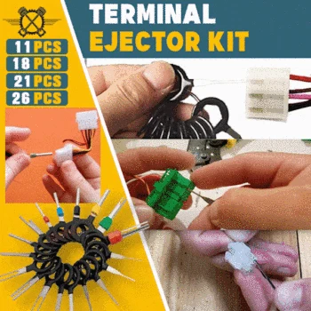 Terminal Removal Tool Kit Car Electrical Wiring Crimp Connector Pin Extractor Kit Withdrawal Tool Stainless Steel Hardware Tools
Terminal Removal Tool Kit Car Electrical Wiring Crimp Connector Pin Extractor Kit Withdrawal Tool Stainless Steel Hardware Tools