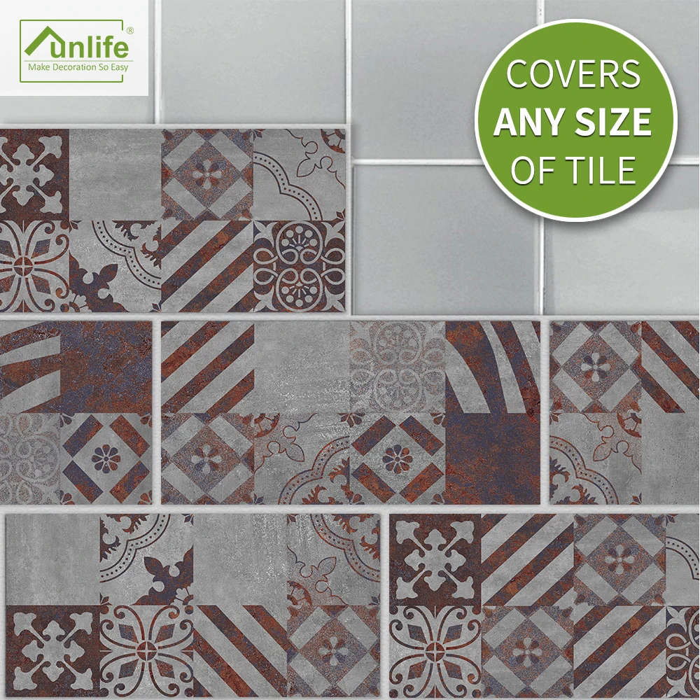 Funlife Waterproof PVC 20x10cm Graphic Rusty Pattern Self-adhesive Wall and Tile Sticker For Kitchen and Dining Room's Decors
Funlife Waterproof PVC 20x10cm Graphic Rusty Pattern Self-adhesive Wall and Tile Sticker For Kitchen and Dining Room's Decors