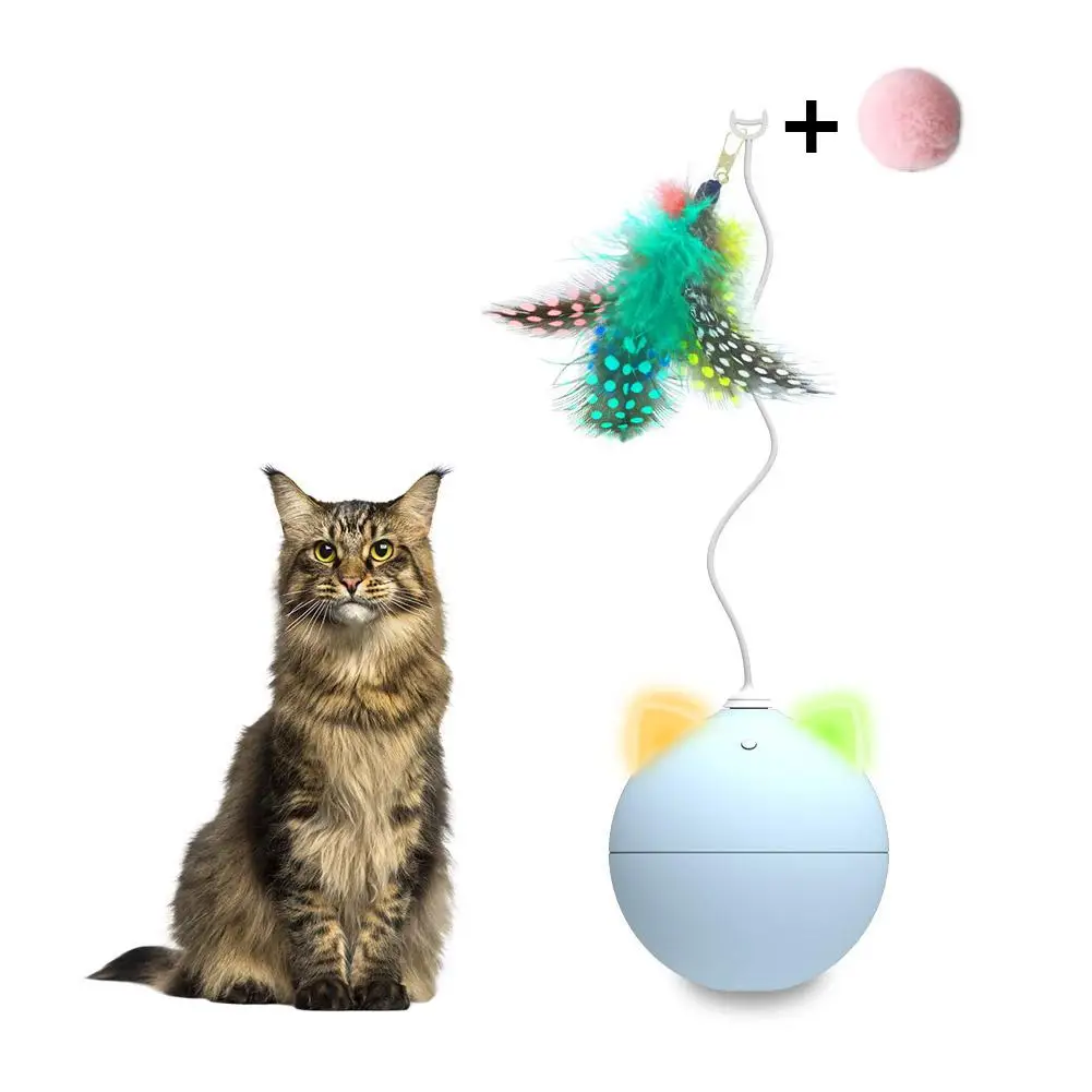 Pet Toy Ball Robot Cat Toy Interactive LED Rolling Flash Ball Automatic Funny Dog Rod Badminton Random Movement Pet Supplies Sal
Pet Toy Ball Robot Cat Toy Interactive LED Rolling Flash Ball Automatic Funny Dog Rod Badminton Random Movement Pet Supplies Sal