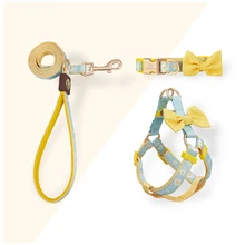 Chihuahua Accessories Luxury Leash and Collar Set with Bowtie Necklace Chest Small Medium Harness Dog Pectoral for Dogs Walking
Chihuahua Accessories Luxury Leash and Collar Set with Bowtie Necklace Chest Small Medium Harness Dog Pectoral for Dogs Walking