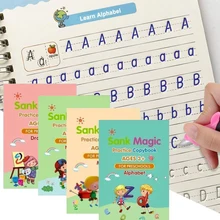 Children's Magic Book Reusable 3D Magic Practice Notebook Large-size Calligraphy Copybook English Number Educational Supplies
Children's Magic Book Reusable 3D Magic Practice Notebook Large-size Calligraphy Copybook English Number Educational Supplies