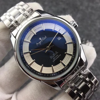 Luxury Brand New Stainless Steel Men Watches Automatic Mechanical Sport Silver Rose Gold Black Blue Leather Watch Glass Back AAA
Luxury Brand New Stainless Steel Men Watches Automatic Mechanical Sport Silver Rose Gold Black Blue Leather Watch Glass Back AAA
