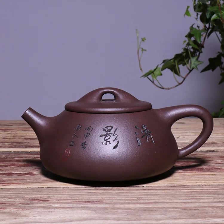 Yixing Tea Set Wholesale Market Small Pot Painted Clay Direct Selling Lu Xiaowei Entirely Handmade Qingying Stone Scoop Pot Purp
Yixing Tea Set Wholesale Market Small Pot Painted Clay Direct Selling Lu Xiaowei Entirely Handmade Qingying Stone Scoop Pot Purp