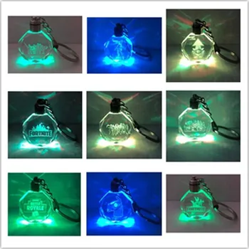 Colorful Crystal Key Chain LED Light Keychain Fortnites Fashion Luminated Keyring Heart Shaped Glass Picture Baby Souvenir Gifts
Colorful Crystal Key Chain LED Light Keychain Fortnites Fashion Luminated Keyring Heart Shaped Glass Picture Baby Souvenir Gifts