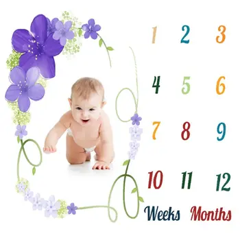 Milestone Blanket Newborn Photography Props Infant Monthly Blanket Baby Shower Gift for Girls and Boys
Milestone Blanket Newborn Photography Props Infant Monthly Blanket Baby Shower Gift for Girls and Boys