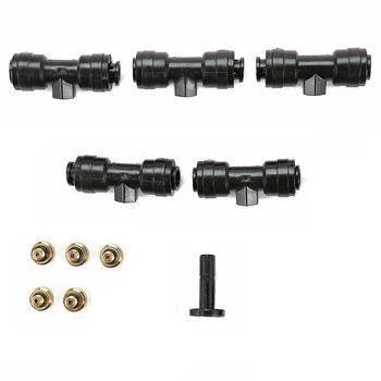Irrigation Mist Tee Nozzle Water Misting Mister Nozzle Misting Nozzles Kit for Outdoor Cooling System
Irrigation Mist Tee Nozzle Water Misting Mister Nozzle Misting Nozzles Kit for Outdoor Cooling System