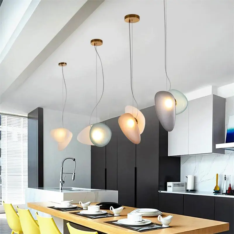 Creative Modern Pebble Pendant Light Cobblestone Hanging Lamp Kitchen Lights Fixture Dining Glass Hanglamp Living Room Luminaire
Creative Modern Pebble Pendant Light Cobblestone Hanging Lamp Kitchen Lights Fixture Dining Glass Hanglamp Living Room Luminaire