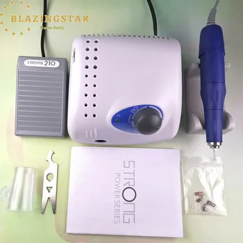 2020 New Electric Nail Drill Machine STRONG 210 105L Authent 65W 35K Handpiece 35000rpm Model Manicure Pedicure Nail File Bits
2020 New Electric Nail Drill Machine STRONG 210 105L Authent 65W 35K Handpiece 35000rpm Model Manicure Pedicure Nail File Bits