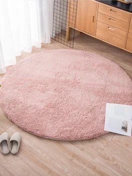 Thickened plush round carpet bedrooms can be used to sleep on round mats in Nordic hanging baskets
Thickened plush round carpet bedrooms can be used to sleep on round mats in Nordic hanging baskets