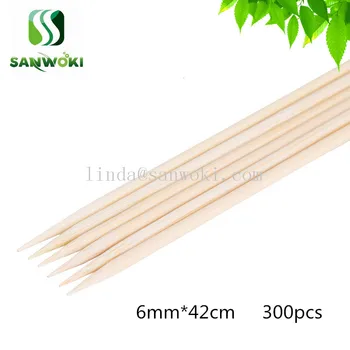 300pcs 6mm*42cm Disposable roast meat Sticks Barbecue Tools Natural BBQ Bamboo Skewers Fruit Shish Kebab sticks grill skewers
300pcs 6mm*42cm Disposable roast meat Sticks Barbecue Tools Natural BBQ Bamboo Skewers Fruit Shish Kebab sticks grill skewers
