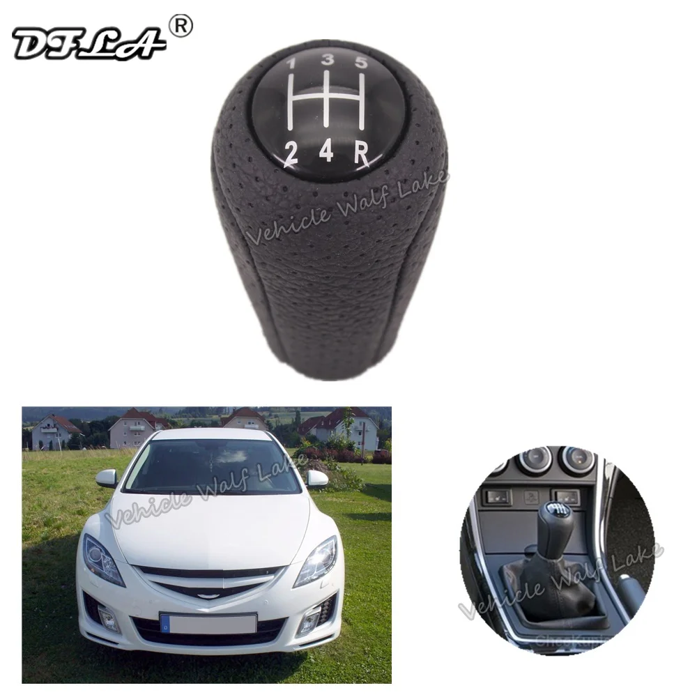 Для MAZDA 6 II GH 2007 2008 2009 2010 2011 2012 Стайлинг автомобиля 5-скоростной рычаг переключения