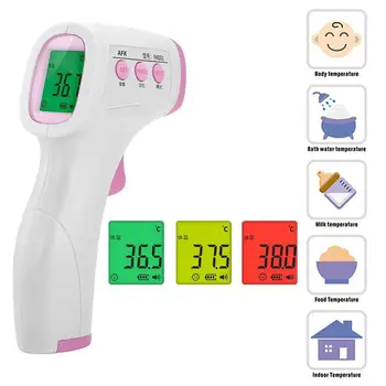 Non-contact body thermometer Forehead Digital Infrared Thermometer Portable Non-contact Termometro Baby/Adult Temperature
Non-contact body thermometer Forehead Digital Infrared Thermometer Portable Non-contact Termometro Baby/Adult Temperature