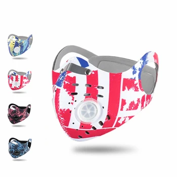 Cycling Face Mask Outdoor Sport Training Anti-fog pm2.5 Breathable Valve Anti-Pollution Running Mask With Activated Carbon Filte 
Cycling Face Mask Outdoor Sport Training Anti-fog pm2.5 Breathable Valve Anti-Pollution Running Mask With Activated Carbon Filte