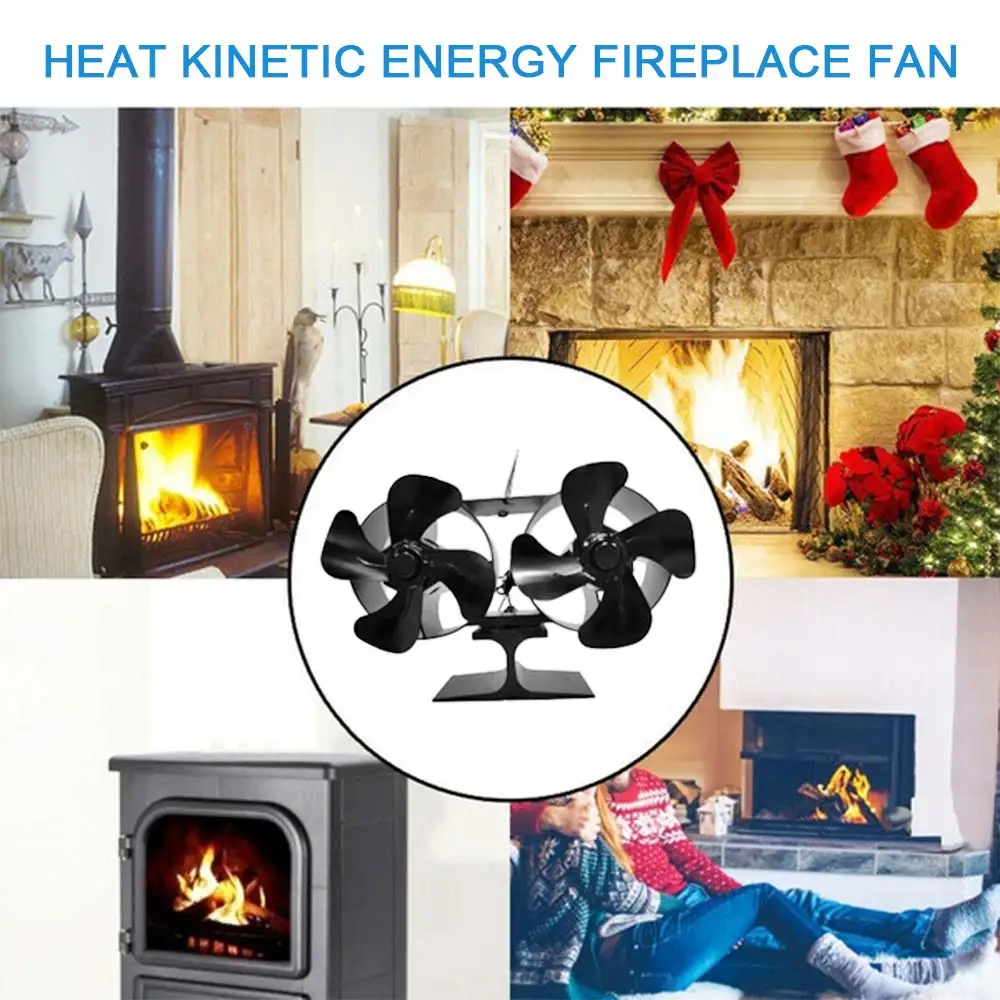 4 Blades/8 Blades Fireplace Fan Heat Powered Fan Household Air Eco Friendly Ultra-Quiet Winter Indoor Portable Stove Fan Mini
4 Blades/8 Blades Fireplace Fan Heat Powered Fan Household Air Eco Friendly Ultra-Quiet Winter Indoor Portable Stove Fan Mini