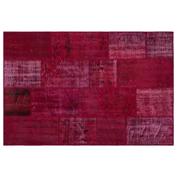 Handmade Red Vintage Overdyed Patchwork Area Rug 120x180 Cm-3'11''X5'11'' 
Handmade Red Vintage Overdyed Patchwork Area Rug 120x180 Cm-3'11''X5'11''