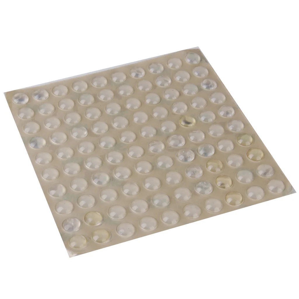 1 Sheet 100pcs Self Adhesive Rubber Feet Small Round Clear Bumpers 10x3mm 1 Sheet 100pcs Self Adhesive Rubber Feet Small Round Clear Bumpers 10x3mm