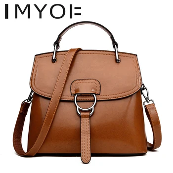 IMYOK Summer 2019 New Genuine Leather Lady Bag Luxury Handbags Women Single Shoulder Messenger Cowhide Bags Totes High Quality 
IMYOK Summer 2019 New Genuine Leather Lady Bag Luxury Handbags Women Single Shoulder Messenger Cowhide Bags Totes High Quality