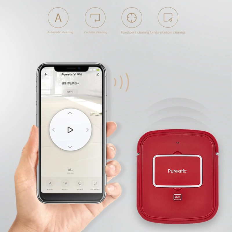 Robot vacuum cleaner Sweeping robot carpet cleaner usb Anti-collision drop WIFI mobile phone remote control Clean the floor
Robot vacuum cleaner Sweeping robot carpet cleaner usb Anti-collision drop WIFI mobile phone remote control Clean the floor