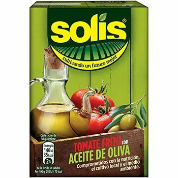 Solís Tomate Frito Aceite De Oliva Combi - Paquete de 12 x 400 gr - Total 4.8 kg
Solís Tomate Frito Aceite De Oliva Combi - Paquete de 12 x 400 gr - Total 4.8 kg