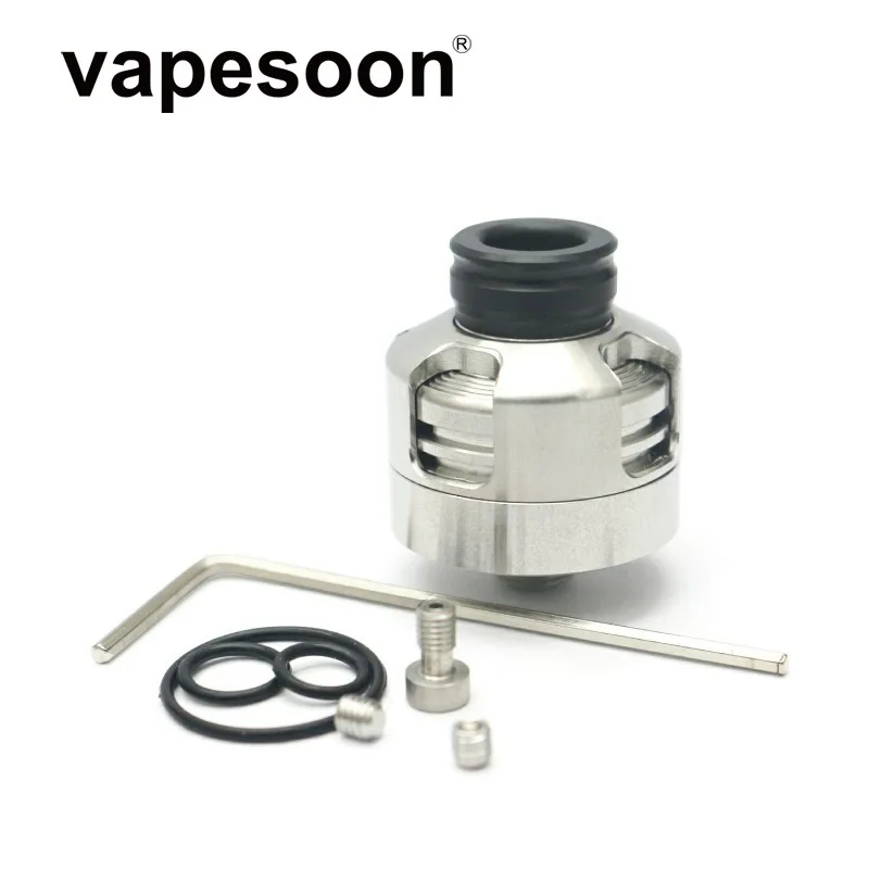 High Quality - Engine RDA 22mm Atomizer Single Coil Airflow Adjustable for Vape Electronic Cigarette Box Mod Mechanical / Squonk
High Quality - Engine RDA 22mm Atomizer Single Coil Airflow Adjustable for Vape Electronic Cigarette Box Mod Mechanical / Squonk