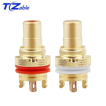 8/100PCS RCA Connector Female Dumb Plated Terminal RCA Socket Chassis Speaker Connectors 32mm HiFi Solder Audio Jack White Red
8/100PCS RCA Connector Female Dumb Plated Terminal RCA Socket Chassis Speaker Connectors 32mm HiFi Solder Audio Jack White Red