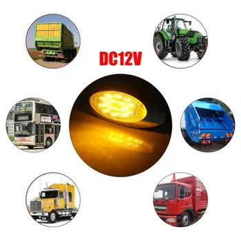 4pcs 6.5" Amber Chrome 16 LED Side Marker Lights For Freightliner Truck Trailer 16 LED 3000K Car Side Marker Lights
4pcs 6.5" Amber Chrome 16 LED Side Marker Lights For Freightliner Truck Trailer 16 LED 3000K Car Side Marker Lights