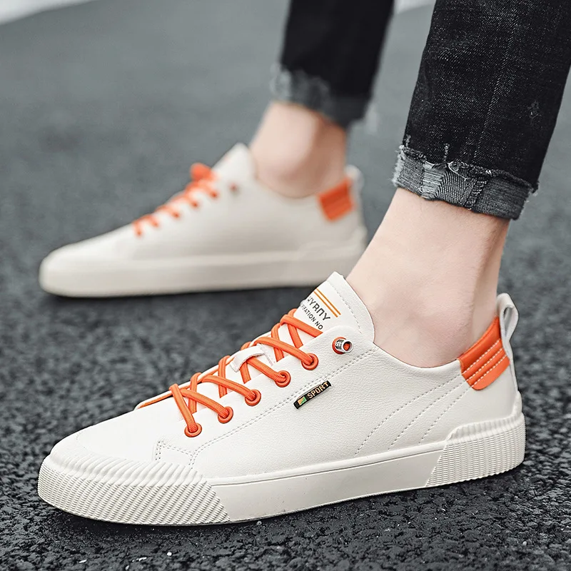 Orange Youth Leisure Time Skate Shoes Male Soft Leather Dawdler Leather Shoes Party Male Shoes Joker
Orange Youth Leisure Time Skate Shoes Male Soft Leather Dawdler Leather Shoes Party Male Shoes Joker