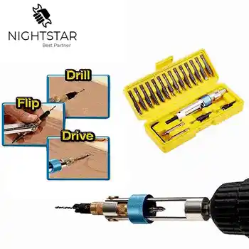 20pcs Multifunction Drill Driver Swivel Head Quick-Change From Drilling to Driving Repair Tool Kits Hand Tools Set
20pcs Multifunction Drill Driver Swivel Head Quick-Change From Drilling to Driving Repair Tool Kits Hand Tools Set