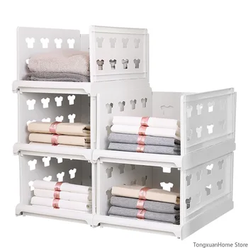Drawer-Type Wardrobe Storage Holders Layered Partition Finishing Pull-out Folding Storage Box Durable Household Storage Box
Drawer-Type Wardrobe Storage Holders Layered Partition Finishing Pull-out Folding Storage Box Durable Household Storage Box