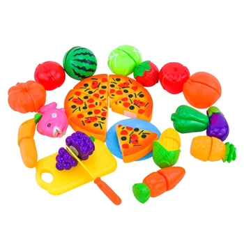 Cutting Fruits Vegetables Set, 24 Pack Play Kitchen Plastic Cutting Food for Kids Pretend Play Kitchen Toys Educational
Cutting Fruits Vegetables Set, 24 Pack Play Kitchen Plastic Cutting Food for Kids Pretend Play Kitchen Toys Educational