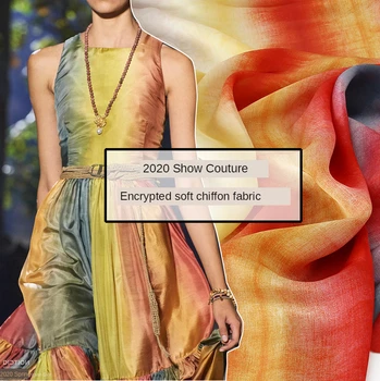 145 * 100cm Spring and Summer Swimsuit Fabric Rainbow Gradient Digital Spray / Painting High-Grade Chiffon Garment Material
145 * 100cm Spring and Summer Swimsuit Fabric Rainbow Gradient Digital Spray / Painting High-Grade Chiffon Garment Material