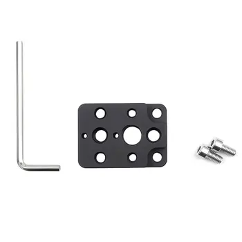 Handle Gimbal External Mounting Plate for Standard Rosette 1/4 Screw Monitor Holder M4 to 3/8 for DJI Ronin SC 
Handle Gimbal External Mounting Plate for Standard Rosette 1/4 Screw Monitor Holder M4 to 3/8 for DJI Ronin SC