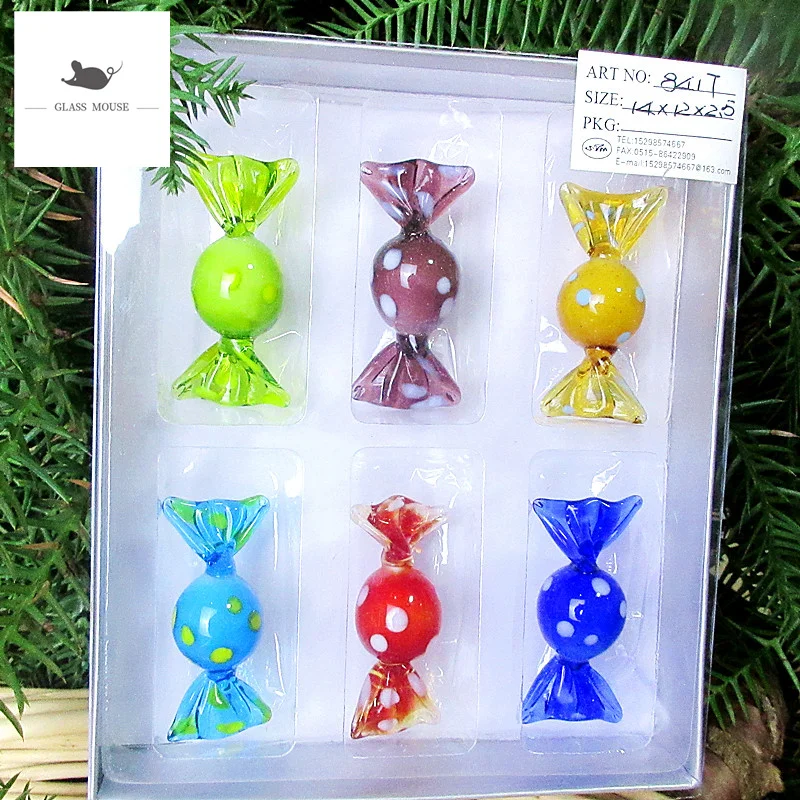 Vintage simulation handmade Murano Glass Sweets Figurines Crafts Wedding Party Candy Christmas Decoration DIY Ornament Kids Gift
Vintage simulation handmade Murano Glass Sweets Figurines Crafts Wedding Party Candy Christmas Decoration DIY Ornament Kids Gift